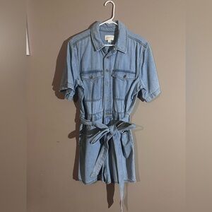 Universal Thread Light Blue Denim Jumpsuit